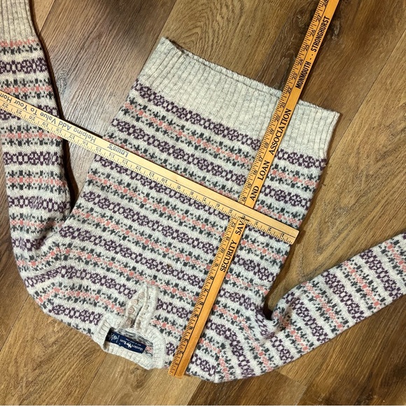 Vintage 90’s 100% Wool Sweater Vintage Wool Sweater Vintage Sweater Shetland - Picture 7 of 10